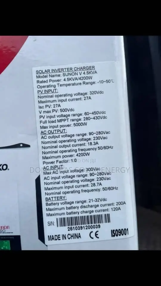 4.2KVA 48V SAKO Solar Hybrid Inverter