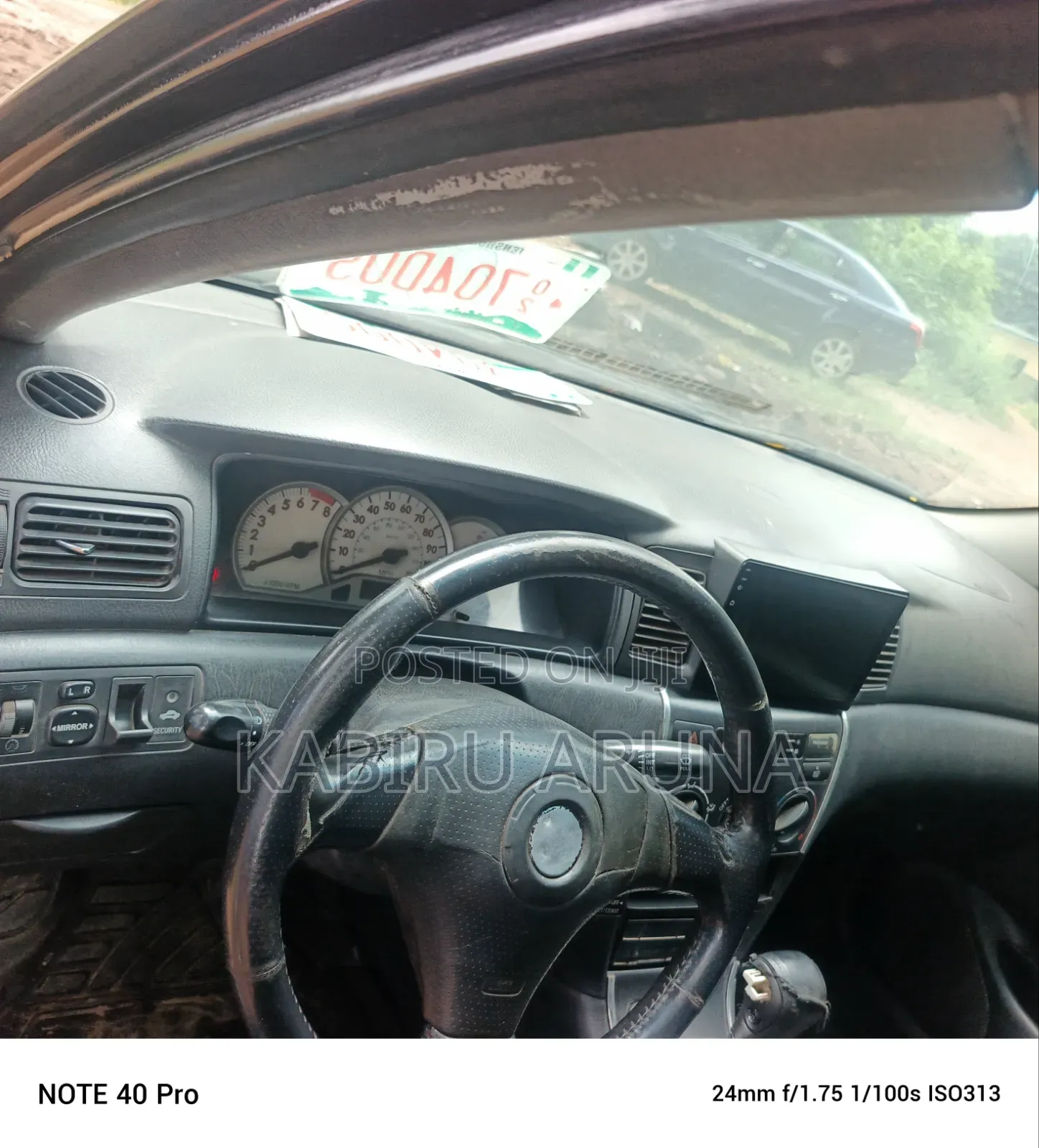 Toyota Corolla 2003 Black