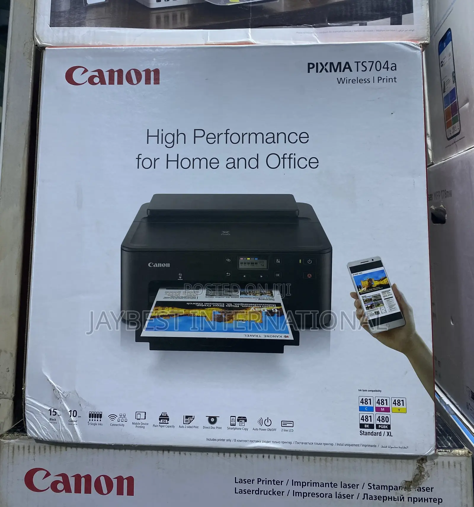 Canon Pixma Ts704a Wireless Photo - Id Card Printer