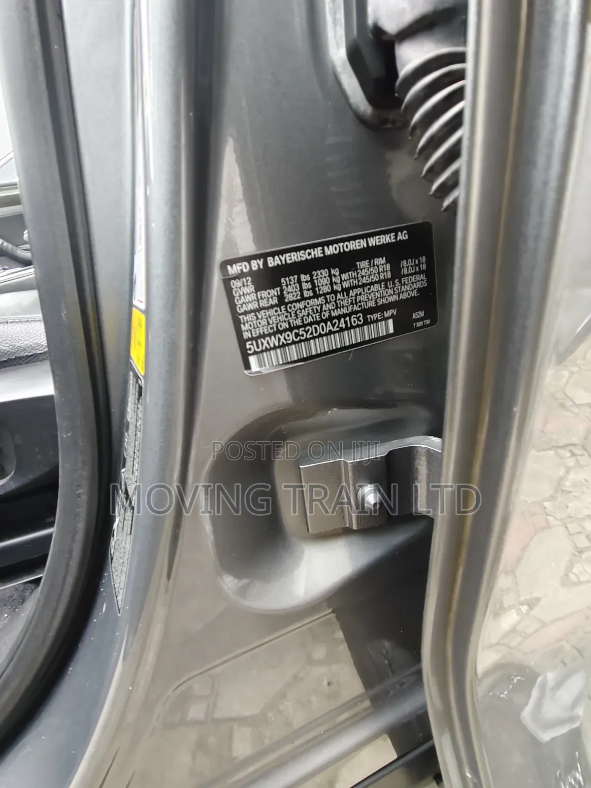 BMW X3 xDrive35i 2013 Gray