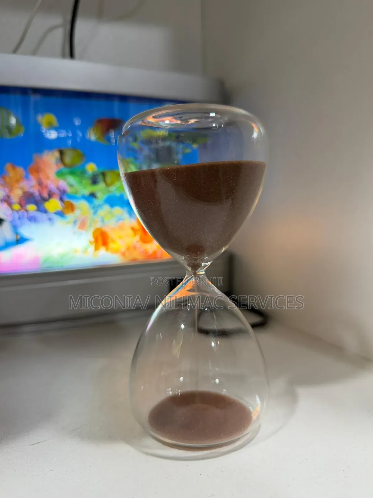 Brown Sand Decorative Hourglass