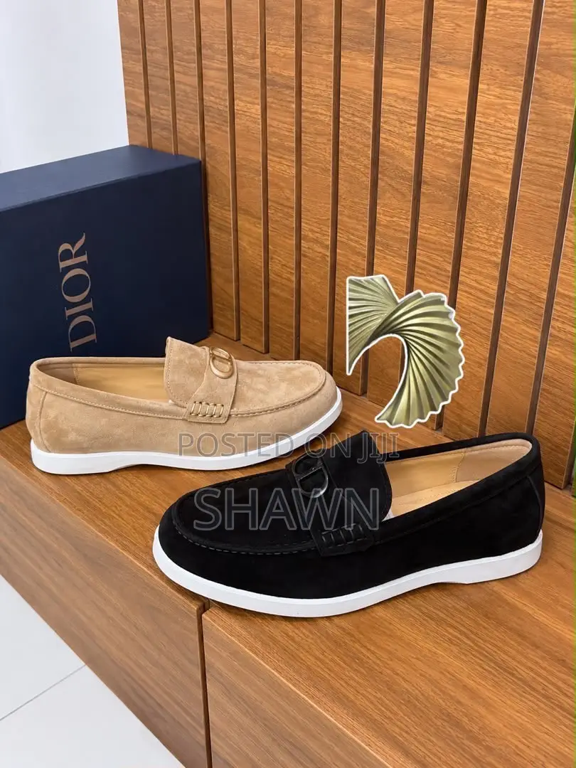 Christian Dior Suede Loafers
