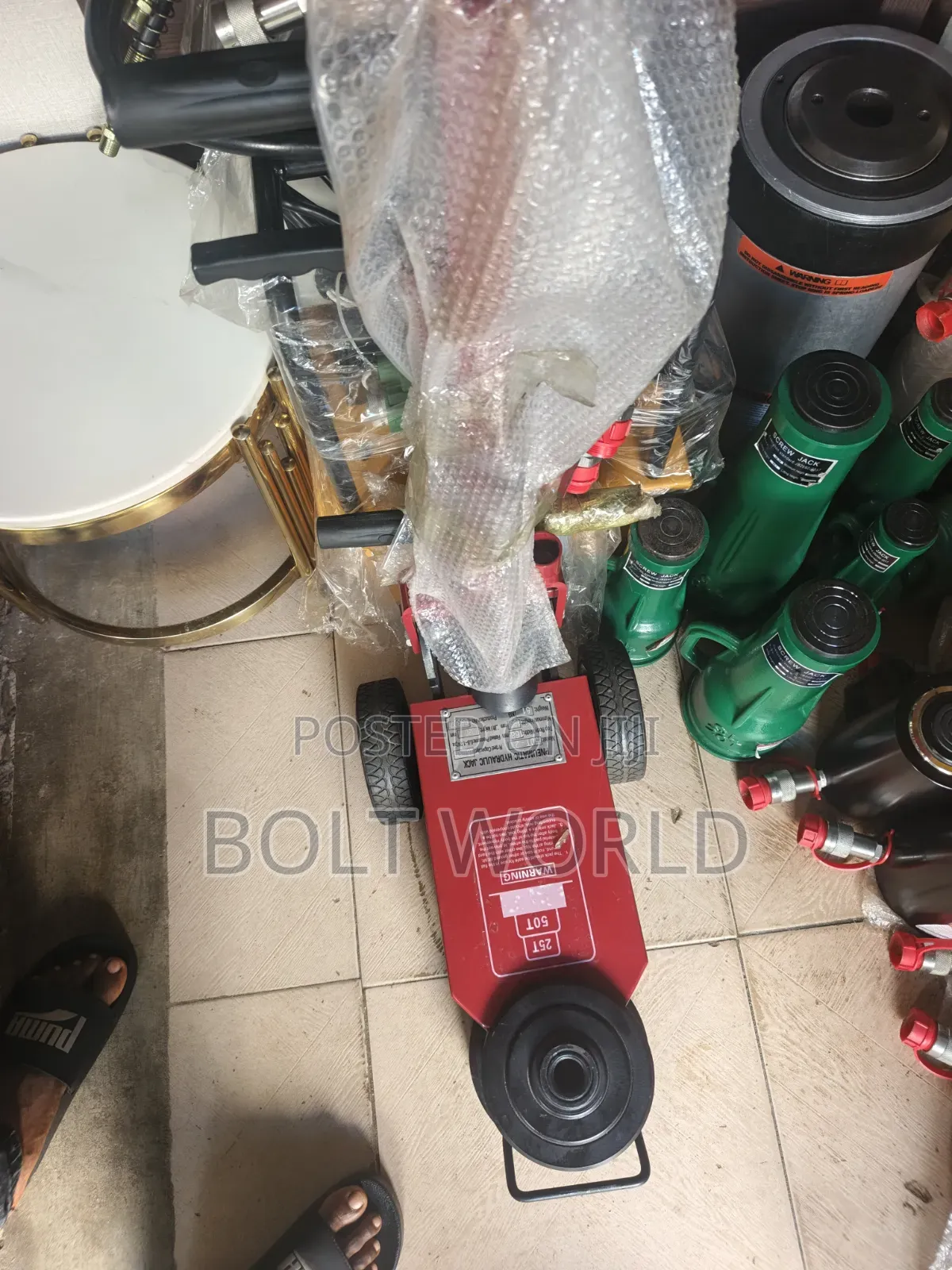 Pneumatic Hydraulic Floor Jack 50ton Original