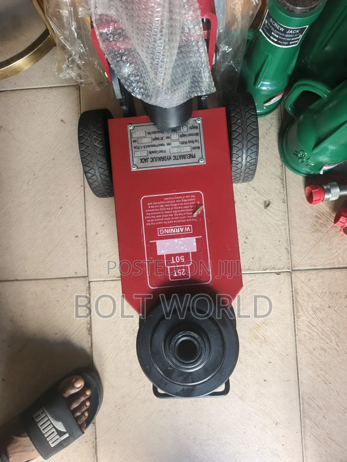 Pneumatic Hydraulic Floor Jack 50ton Original