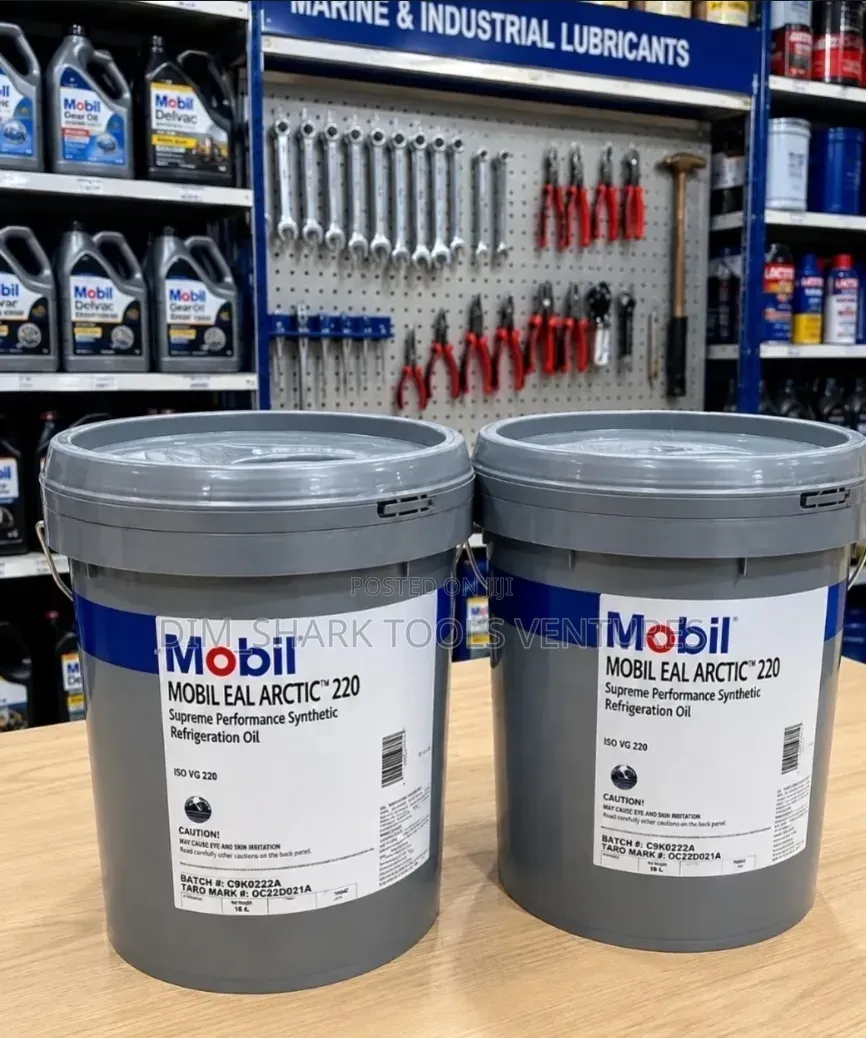 18L Mobil EAL Arctic 220,a High-Performance,fully Synthetic Lubricant