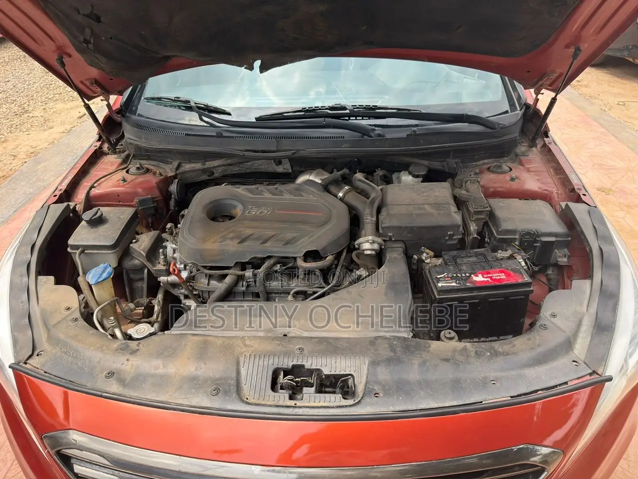 Hyundai Sonata 2016 Red