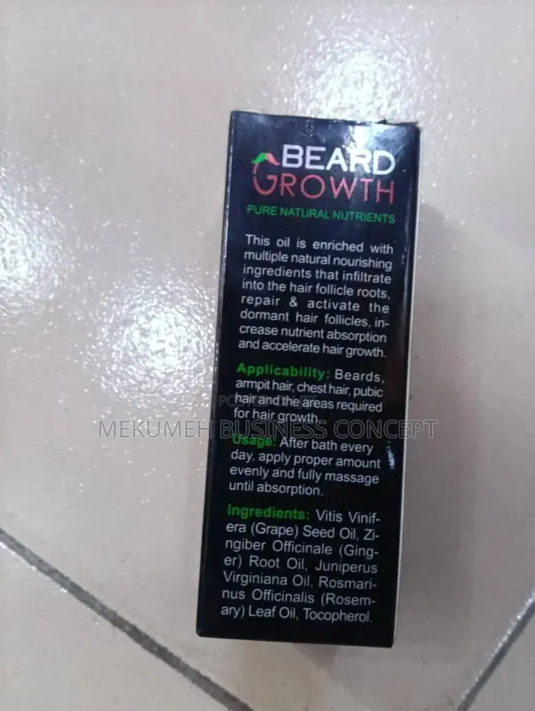 Beard Growth Natural Nutrient Oil for Men