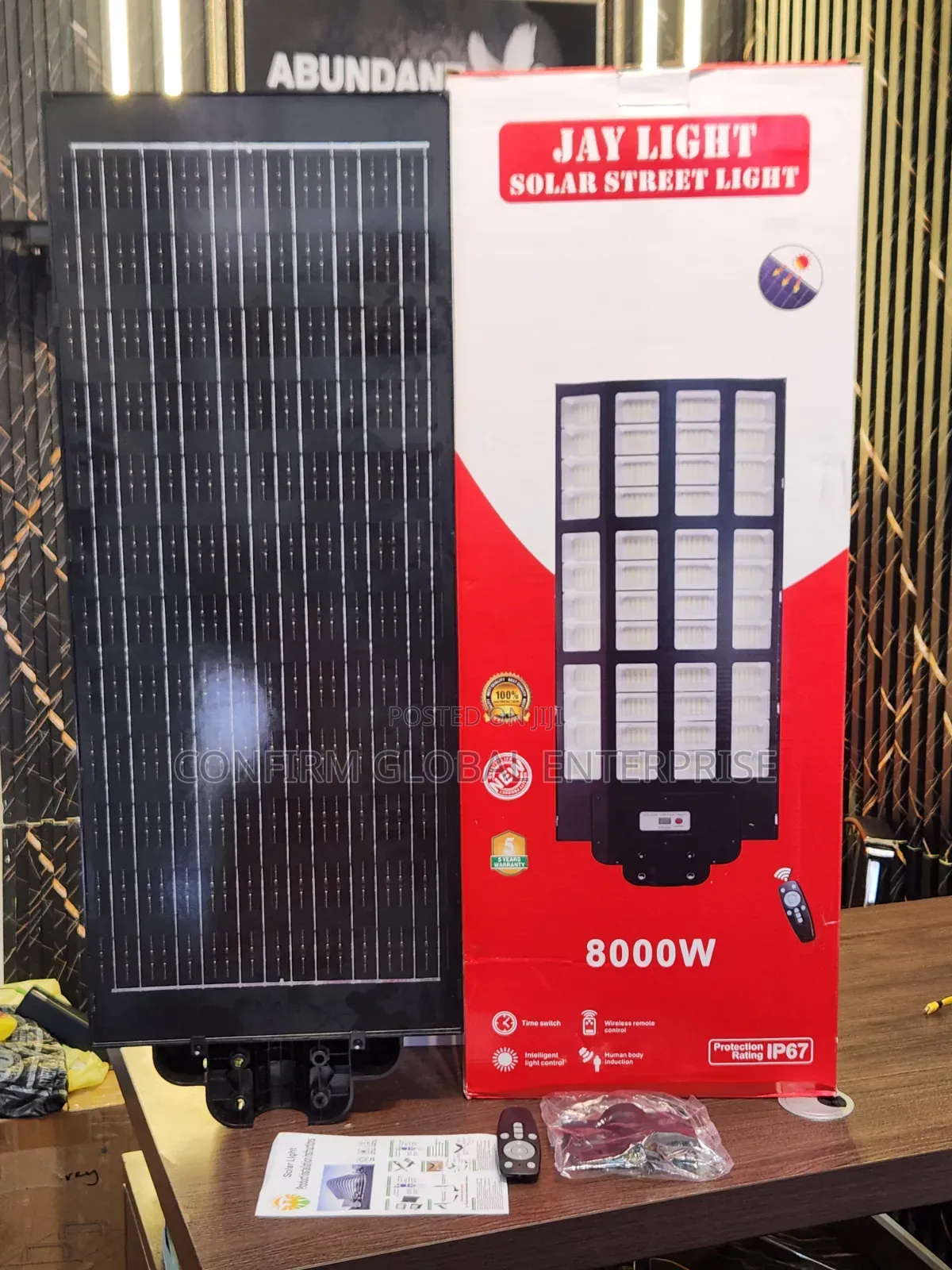 Powerful 8000W Jay Light Solar Street Light