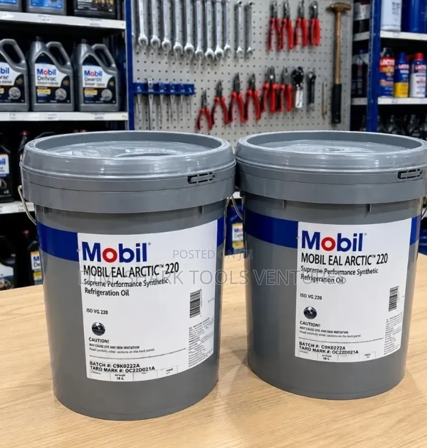 18L Mobil EAL Arctic 220,a High-Performance,fully Synthetic Lubricant