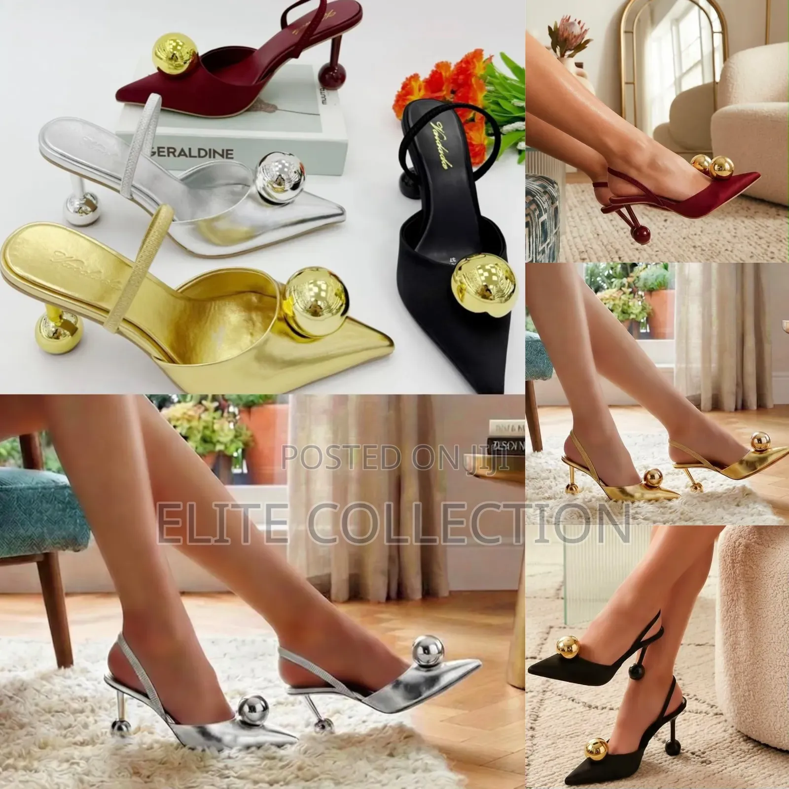 FANCY HEEL Size’s: 37-42
Colors: As Displayed