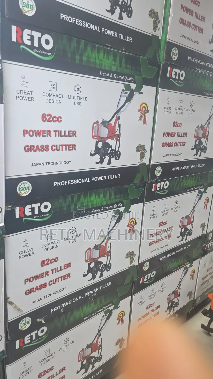 Reto Complete 3 in One Mini Tiller Machine