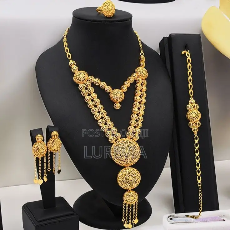 Elegant Gold-Tone Jewelry Set