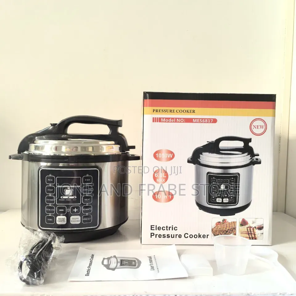 6L Silver Crest 10 IN 1 Electric Pressure Cooker