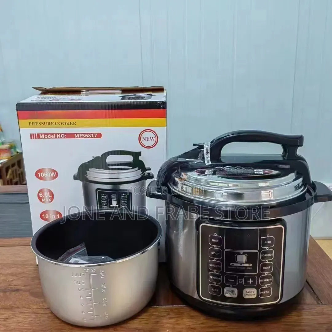 6L Silver Crest 10 IN 1 Electric Pressure Cooker