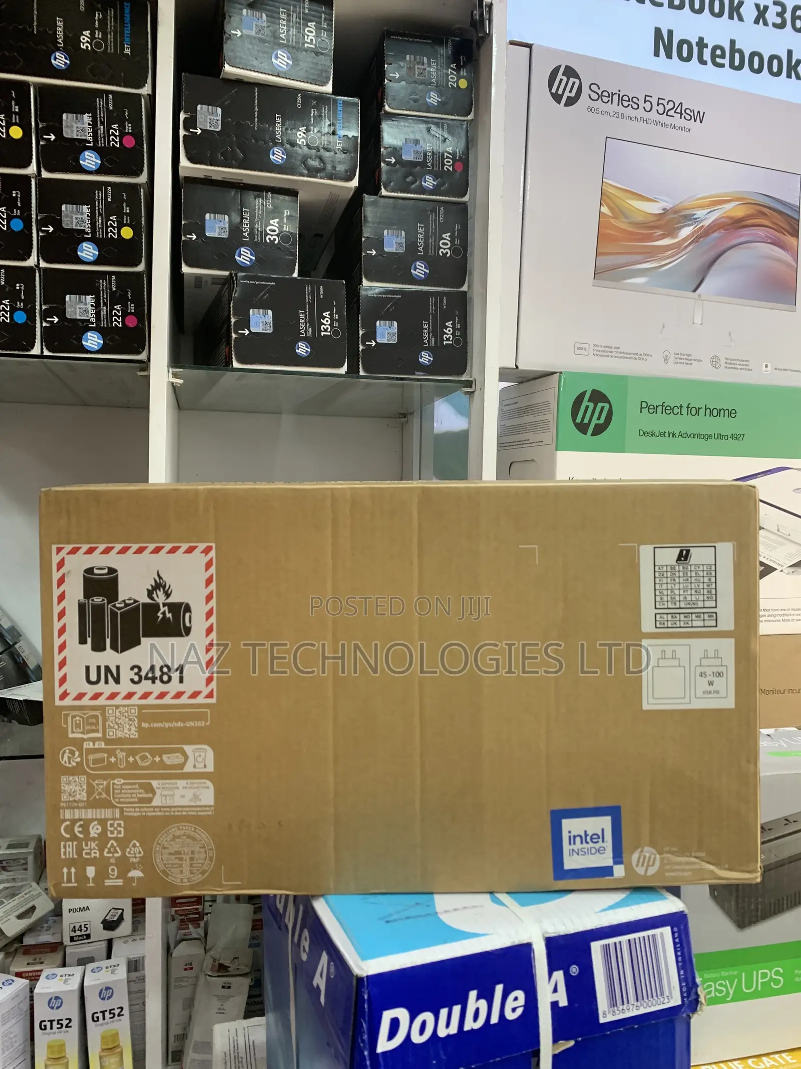New Laptop HP 240 G9 8GB Intel Core i3 SSD 512GB