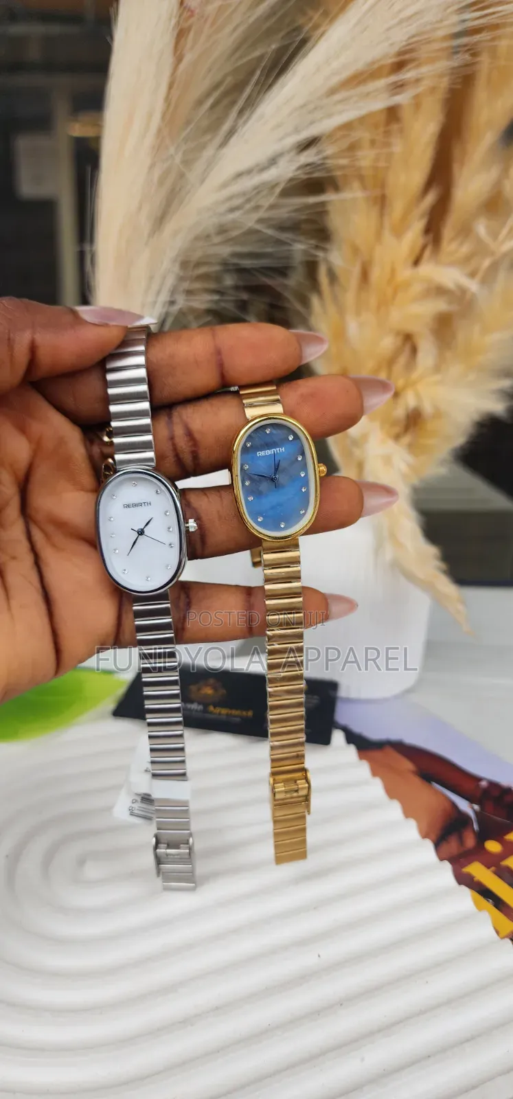 Silver Rebirth Oval Watch