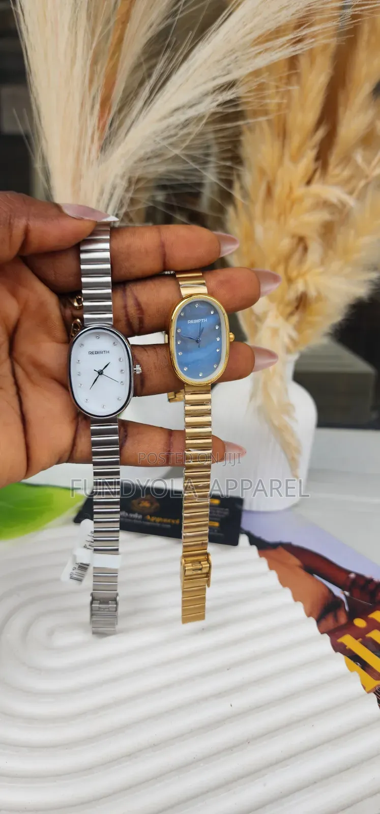 Silver Rebirth Oval Watch
