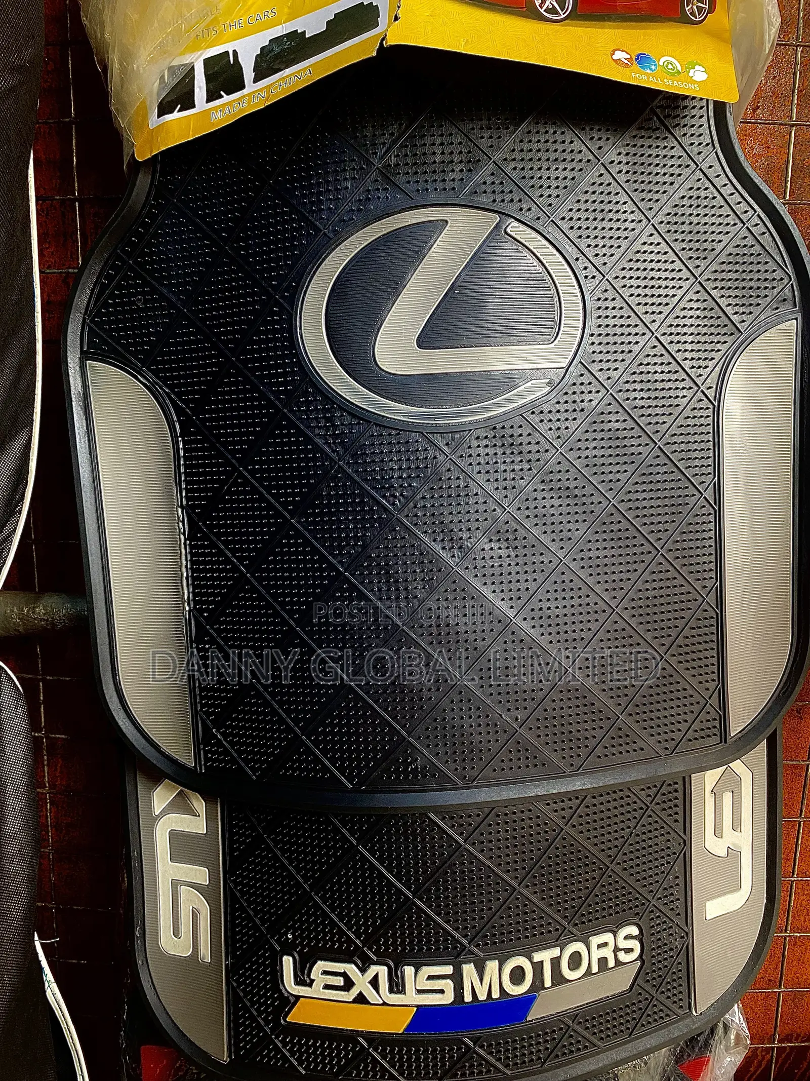 Original 5 Pieces Lexus Rubber Foot Mat