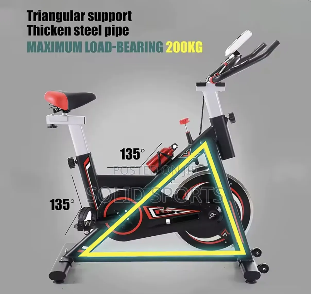Exercise 120kg Spinning Bike