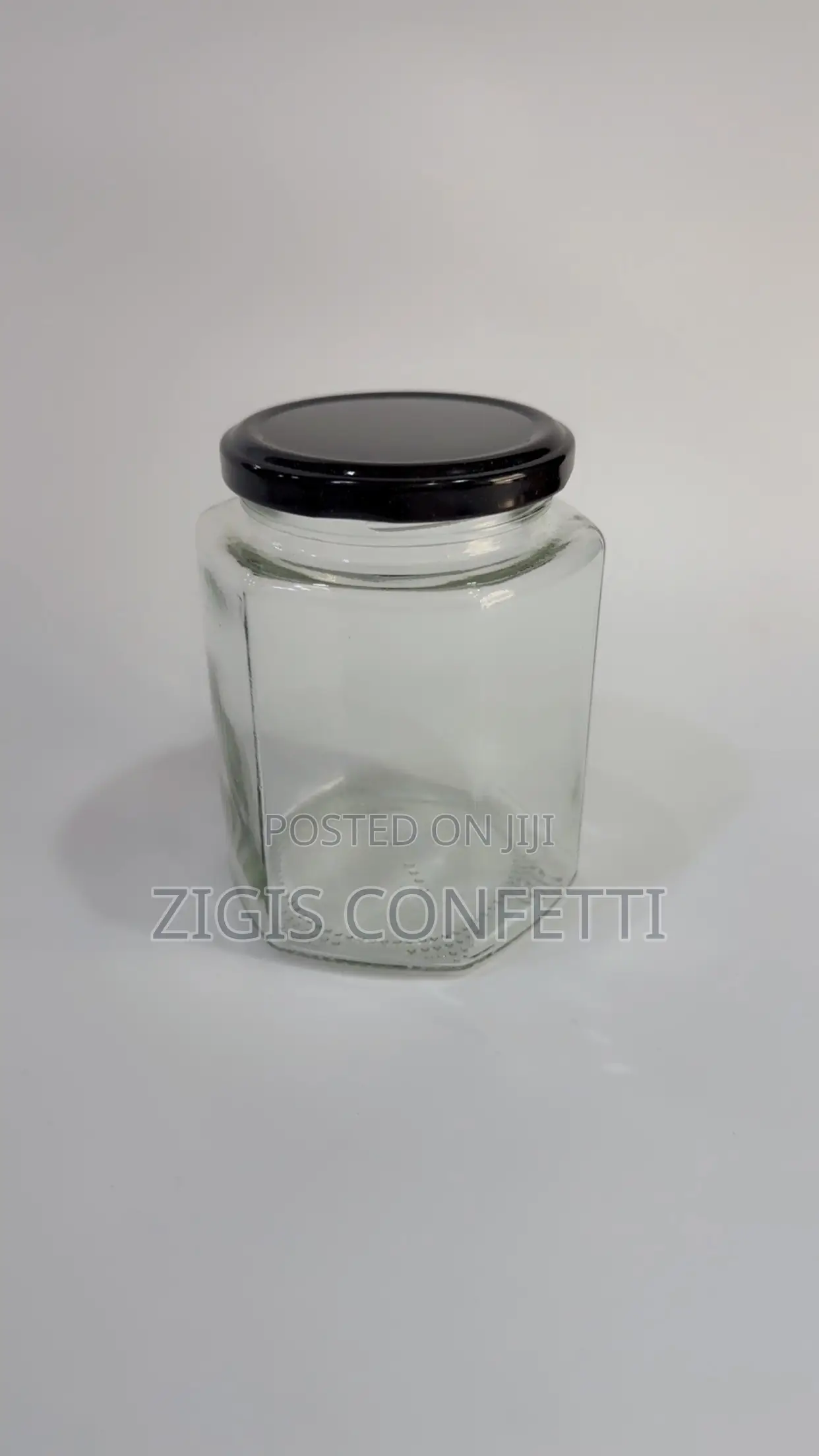 500 Ml Hexagonal Storage Jars
