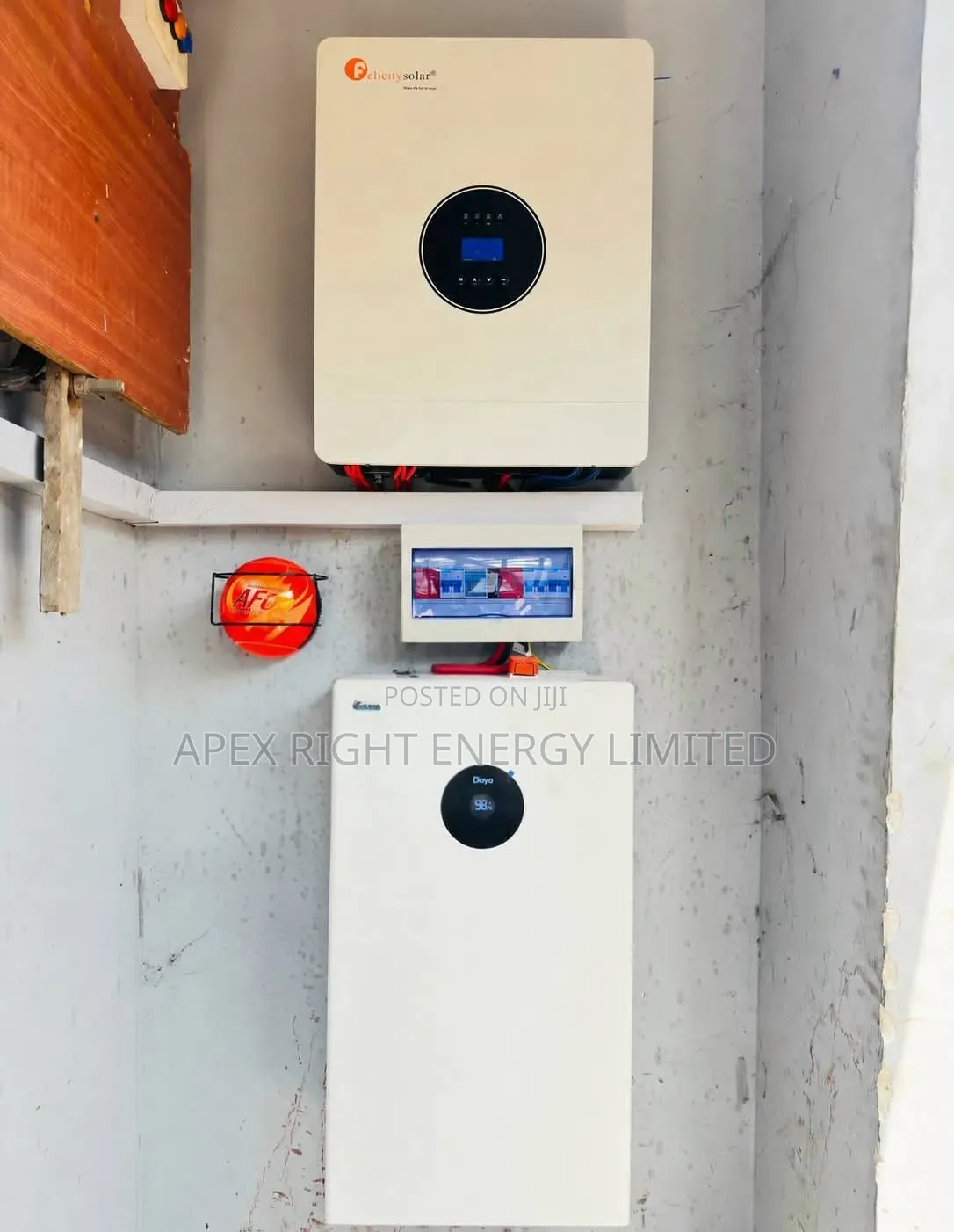 12kva Felicity Hybrid Inverter+16kwh Deye Lithium+650w Panel X16