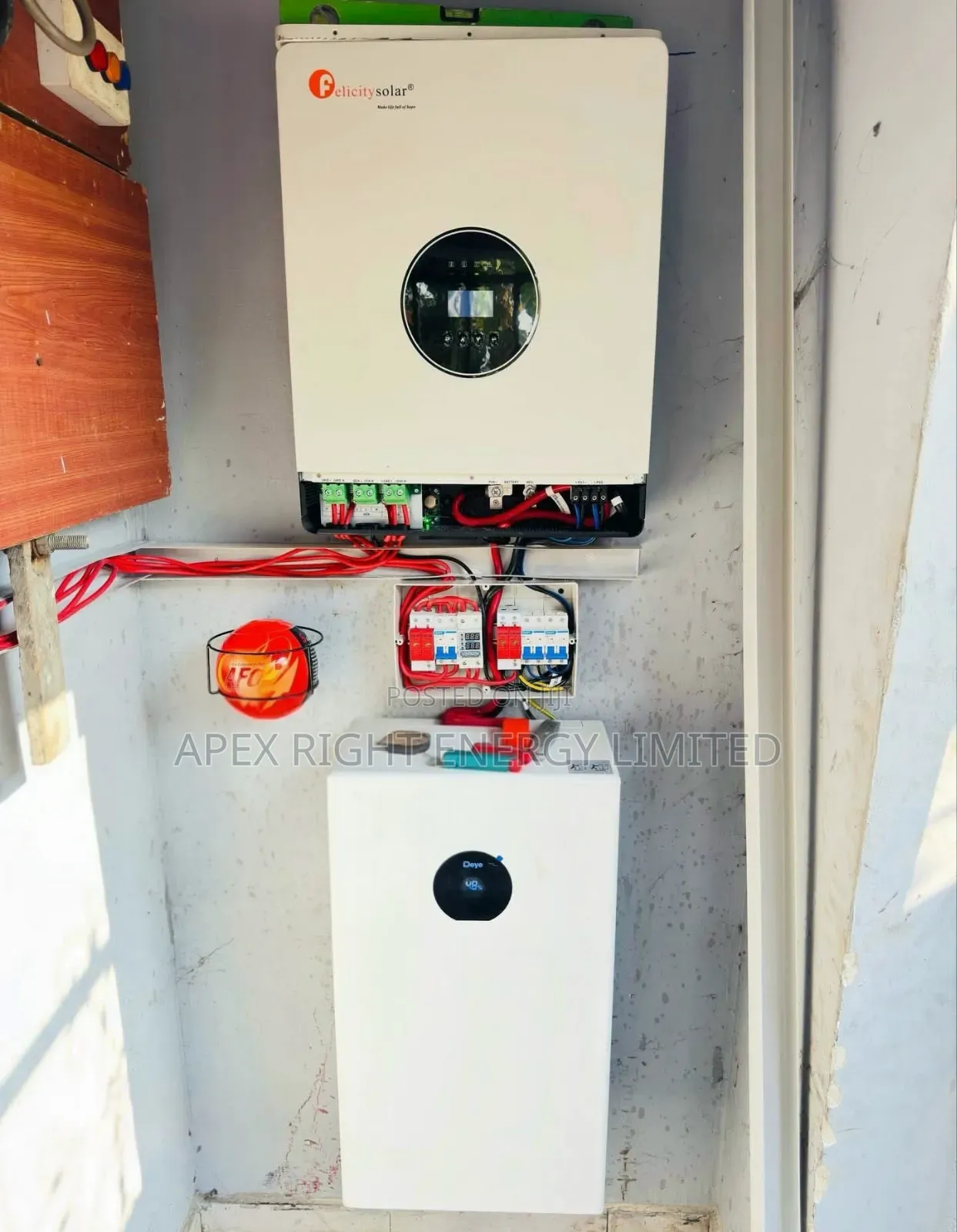 12kva Felicity Hybrid Inverter+16kwh Deye Lithium+650w Panel X16