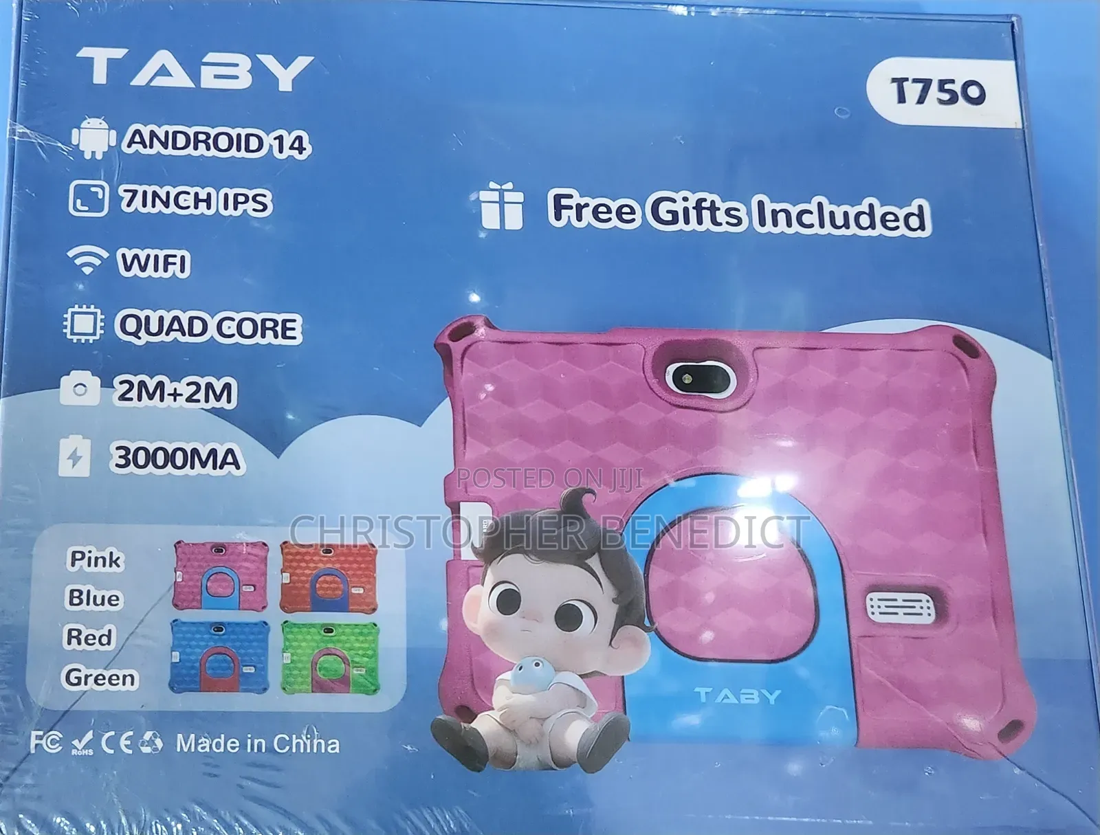New Taby T750 128 GB Pink