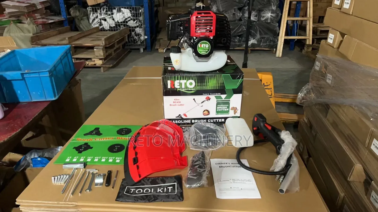Reto BC520 Brushcutter Machine