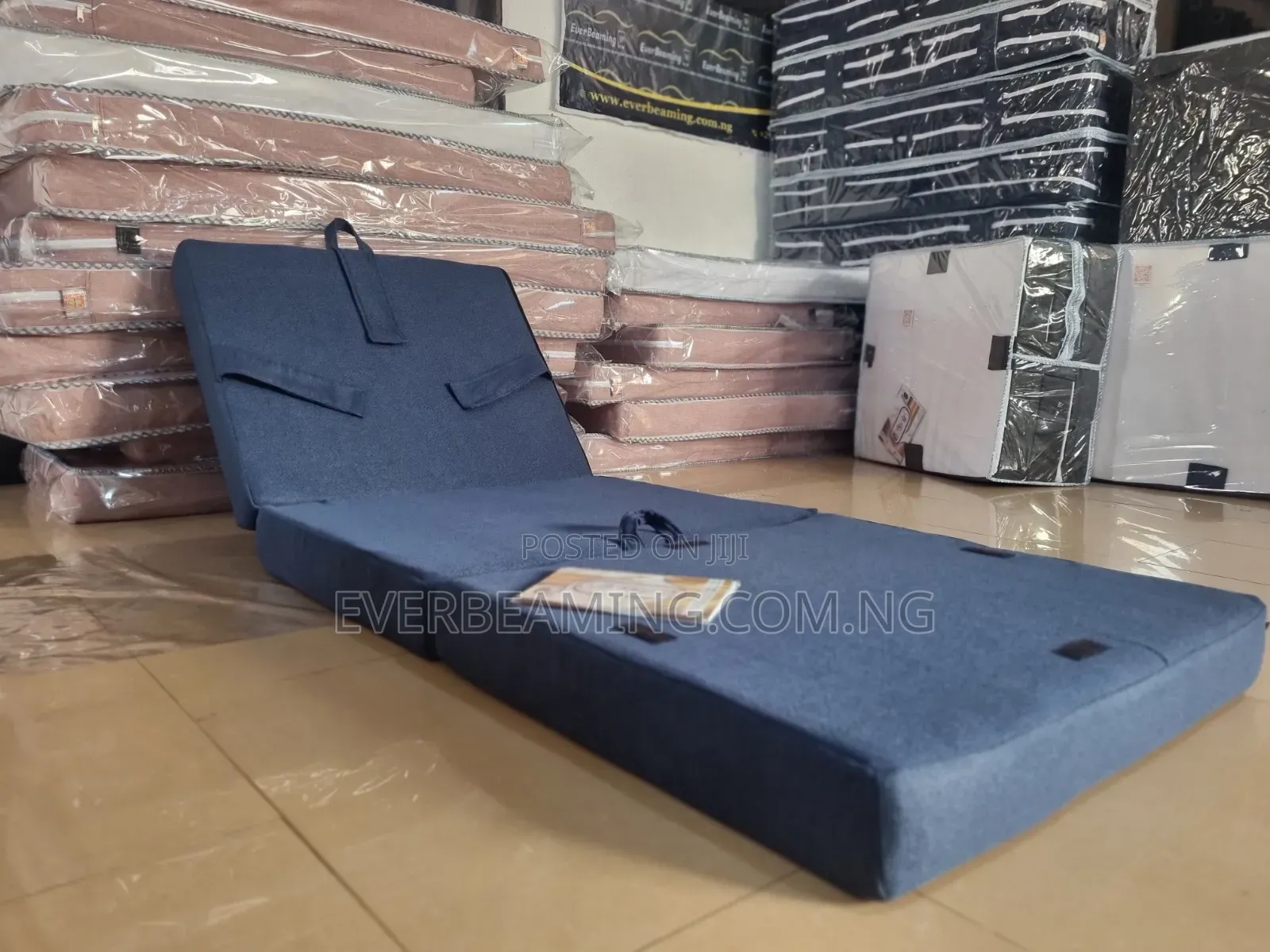 Orthopedic Foldable Mattress _ Blue _ 2.3ft X 6ft Orthopedic Mattress