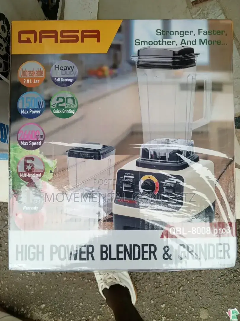 Qasa High Power Blender and Grinder GBL- 8008 Pro3