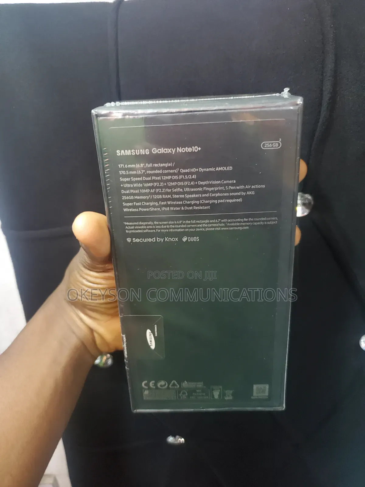 New Samsung Galaxy Note 10 Plus 256 GB Black