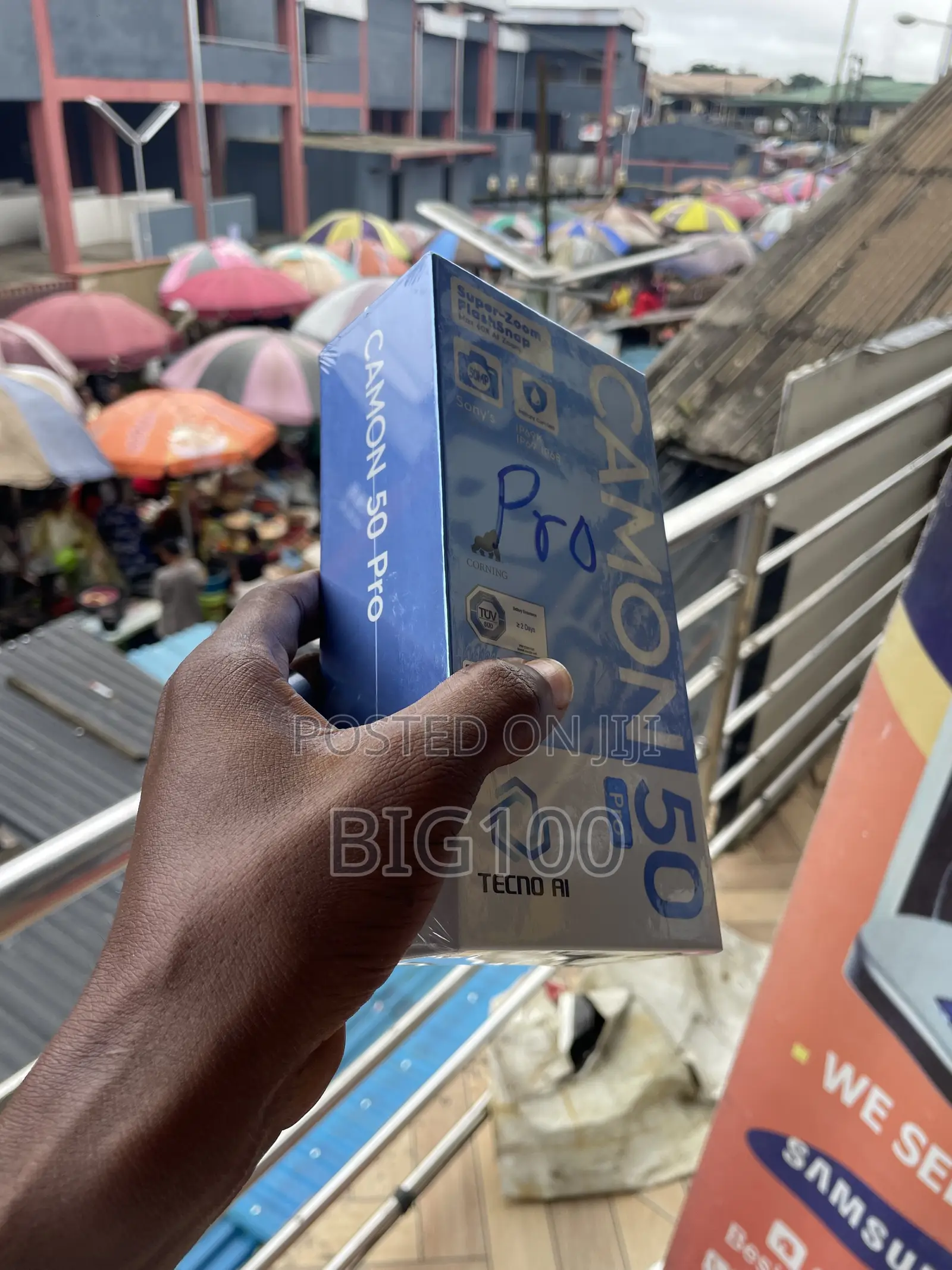 New Tecno Camon 50 Pro 256 GB Black