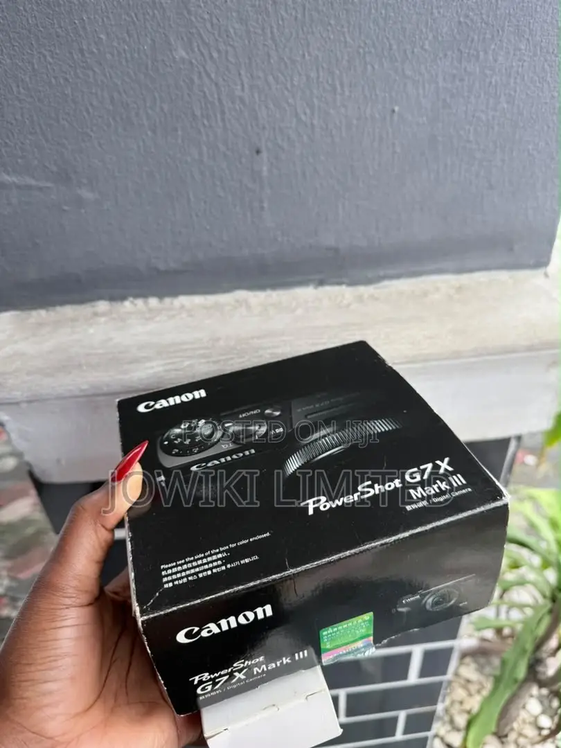 Open Box Canon Powershot Gx7 Mark III