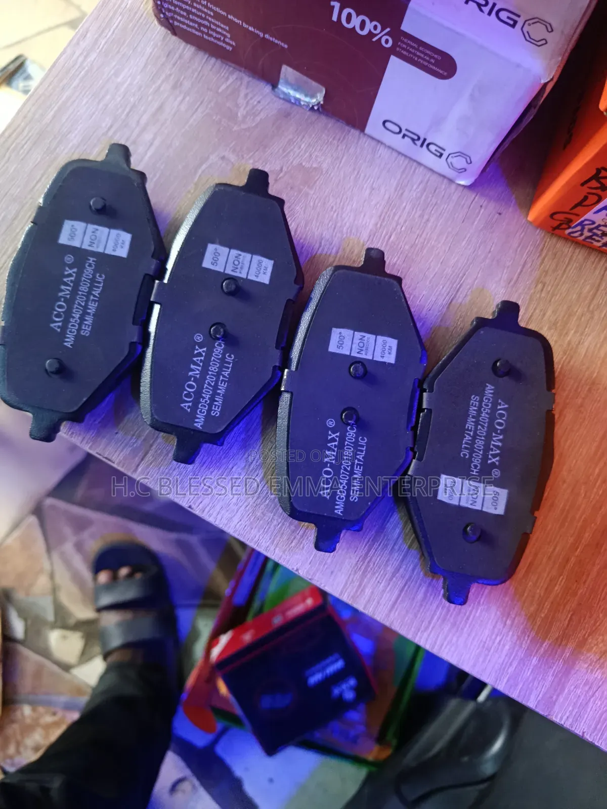 Original Back Brake Pads CHANGAN UNI-K
