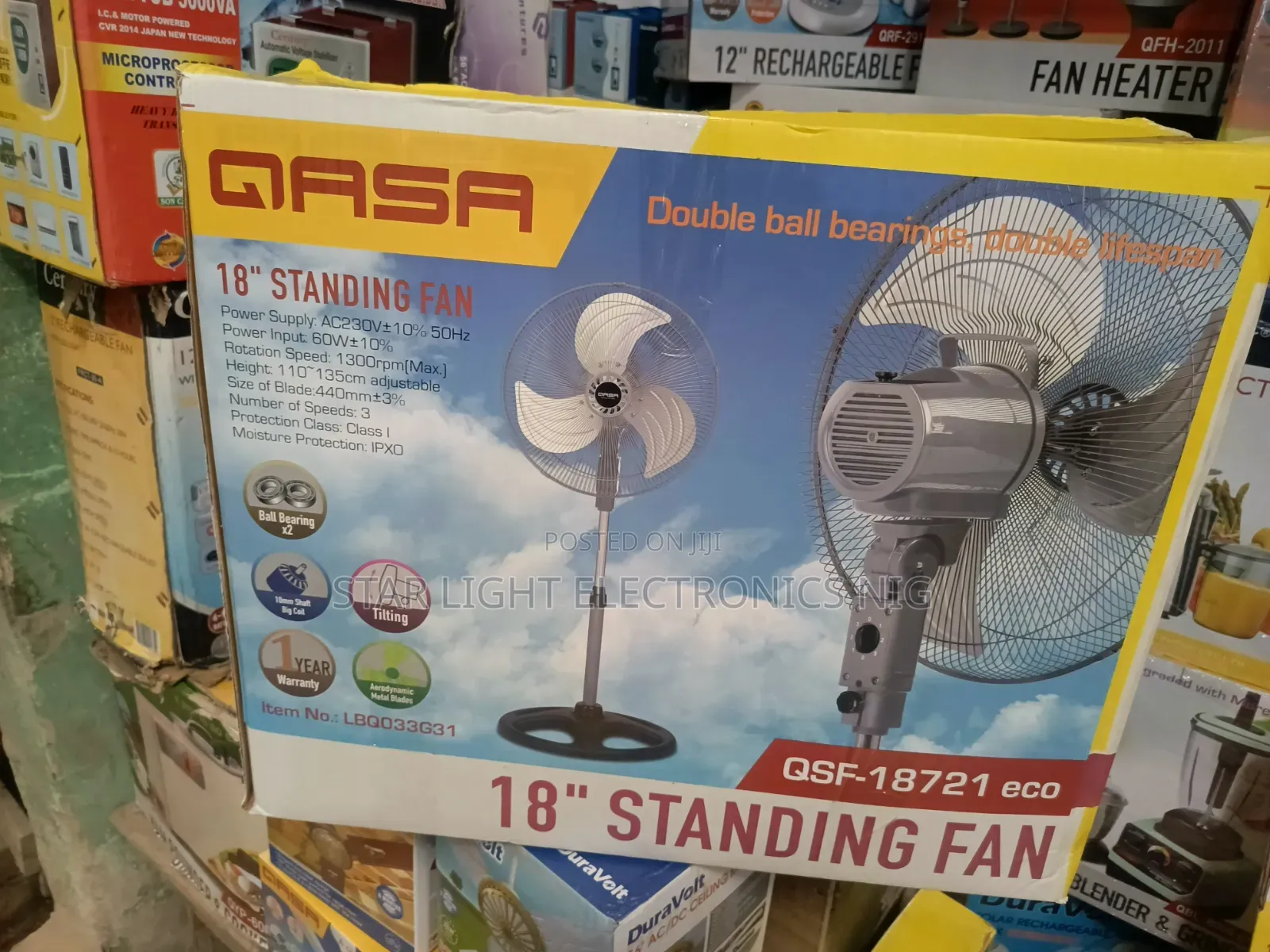 18 Inches Stand Fan Qasa