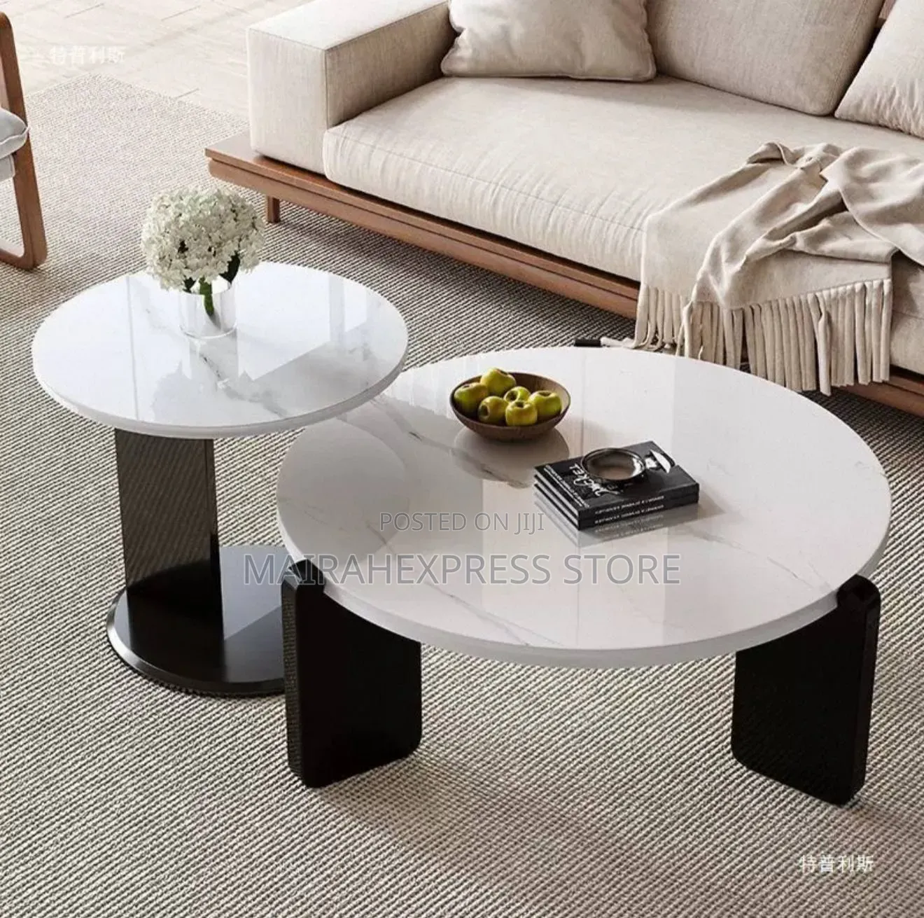 Quality Marble Double Center Table T361