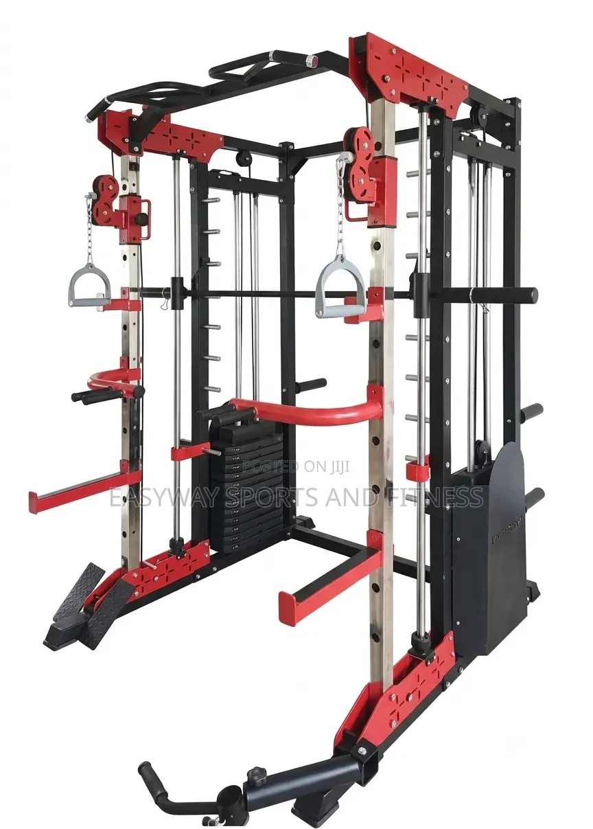 Double Weight Standard Commercial/Home Use Smith Machine.