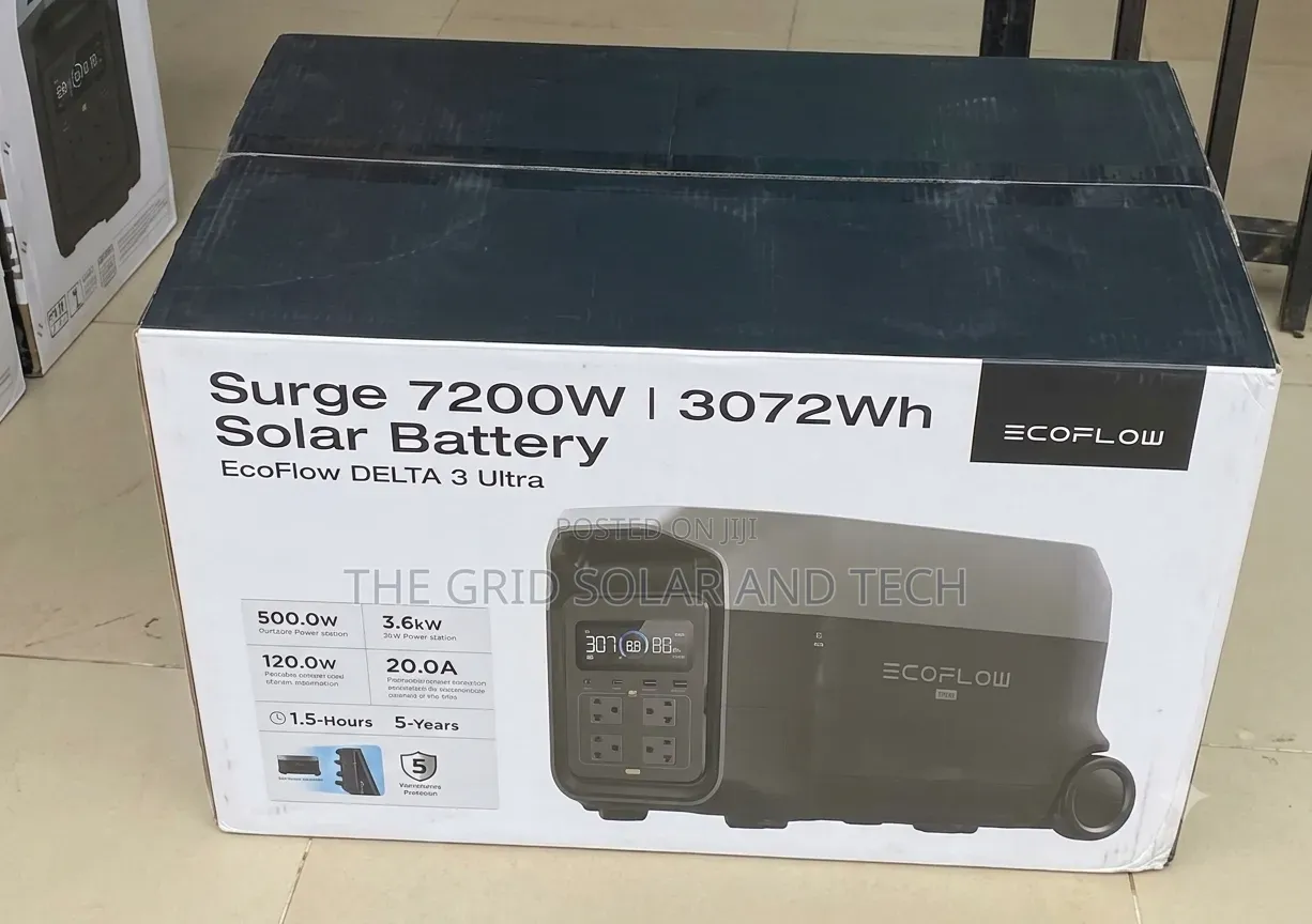 EcoFlow DELTA 3 Ultra | 3072Wh | 3600W Output | 7200W Surge