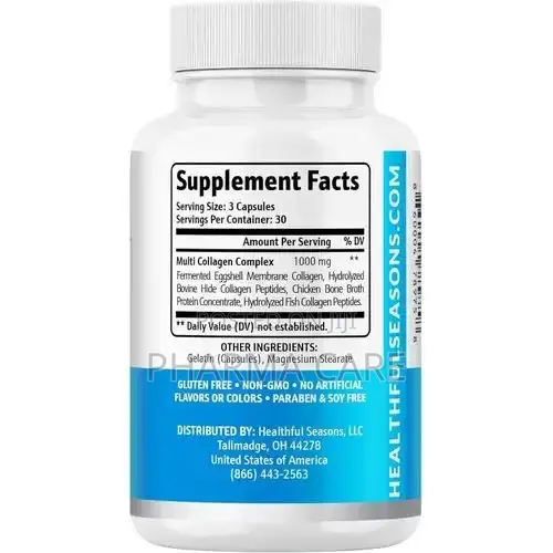 Multi Collagen Capsules I, Ii, Iii, V, X- 90 Capsules