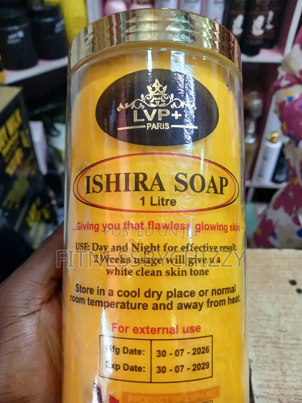 Ishira Whitening Soap 1 Litre Flawless Glowing Skin
