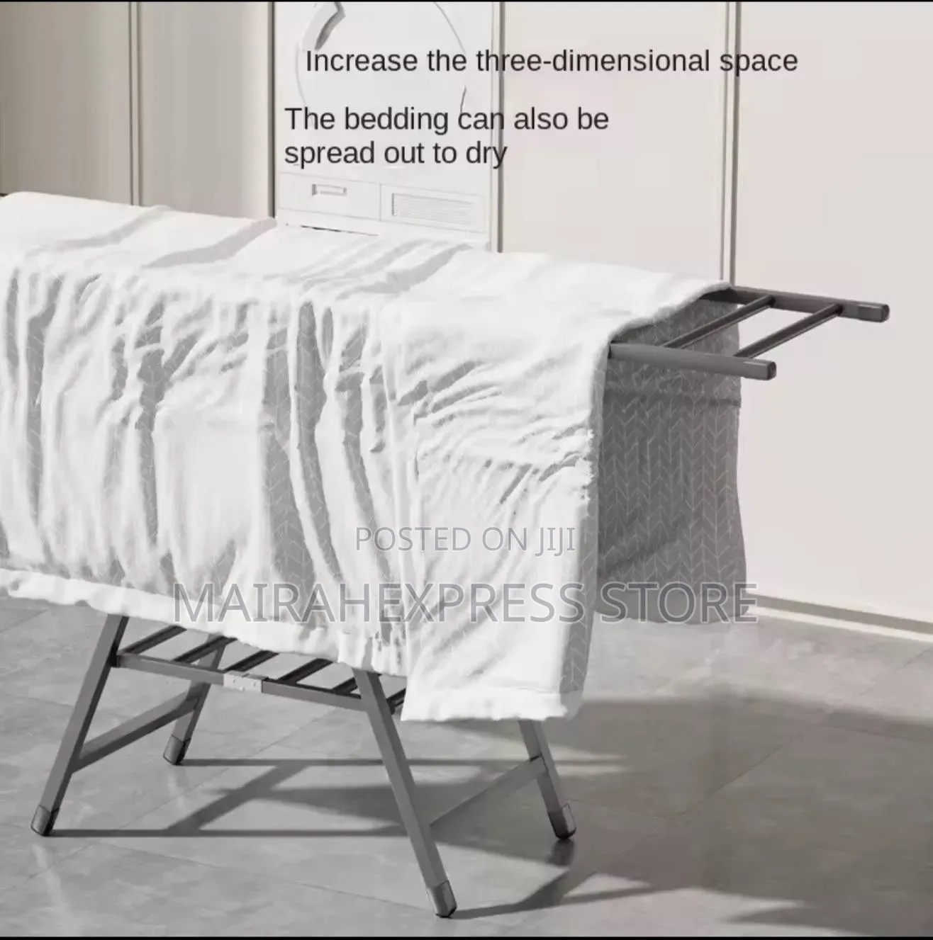 Super Strong Alloy Household Floor Folding Drying Rack T361