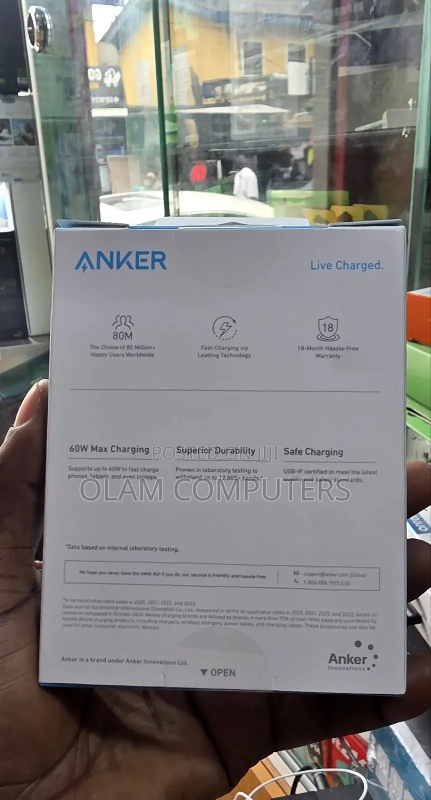 Anker 322 USB-C to USB-C (6ft Braided)