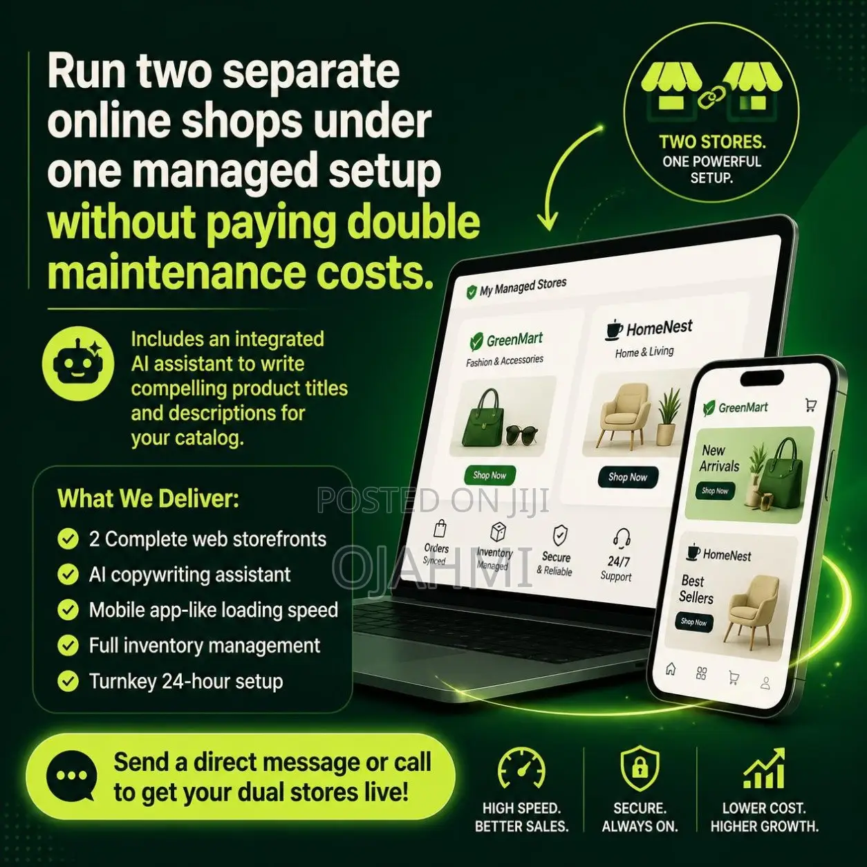 Dual Brand E-Commerce Website for Growing Merchants