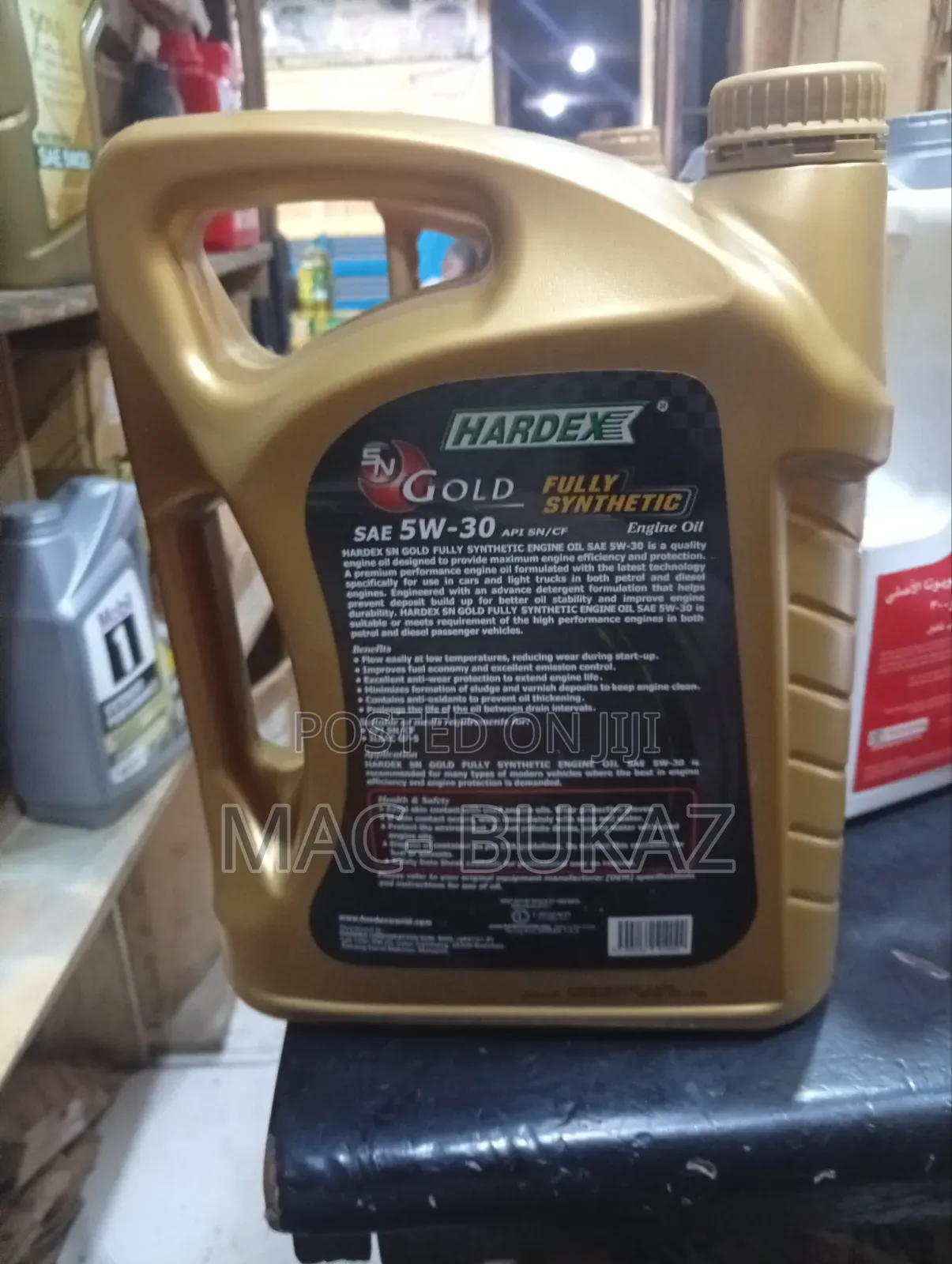Harder Gold Engine Oil Synthetic 5w30