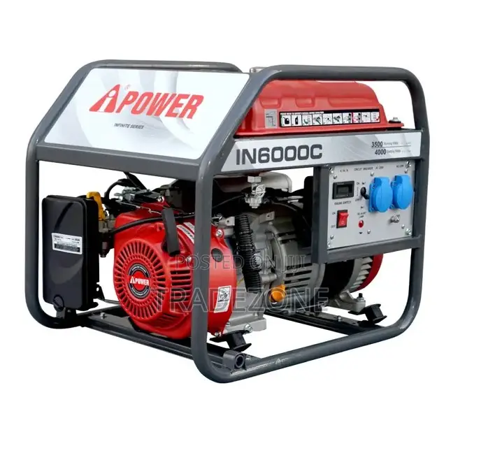 IPower 3.8Kva 100% Copper Key Start Generator | IN6000CEW