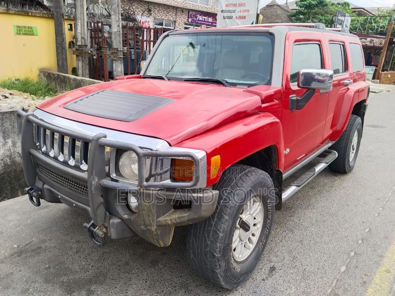 Hummer H3 2006 Red