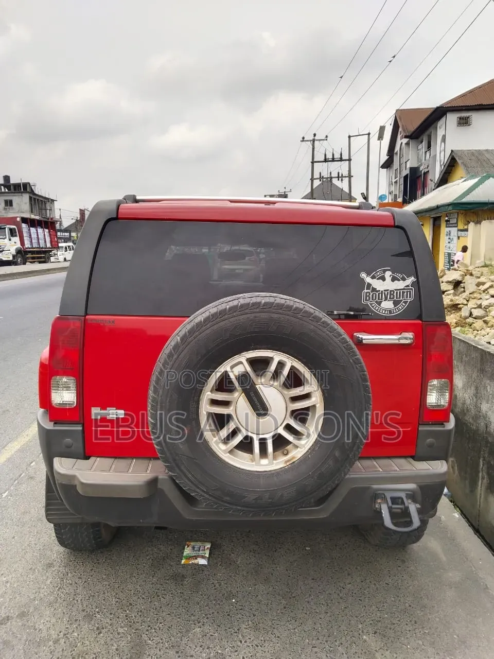 Hummer H3 2006 Red