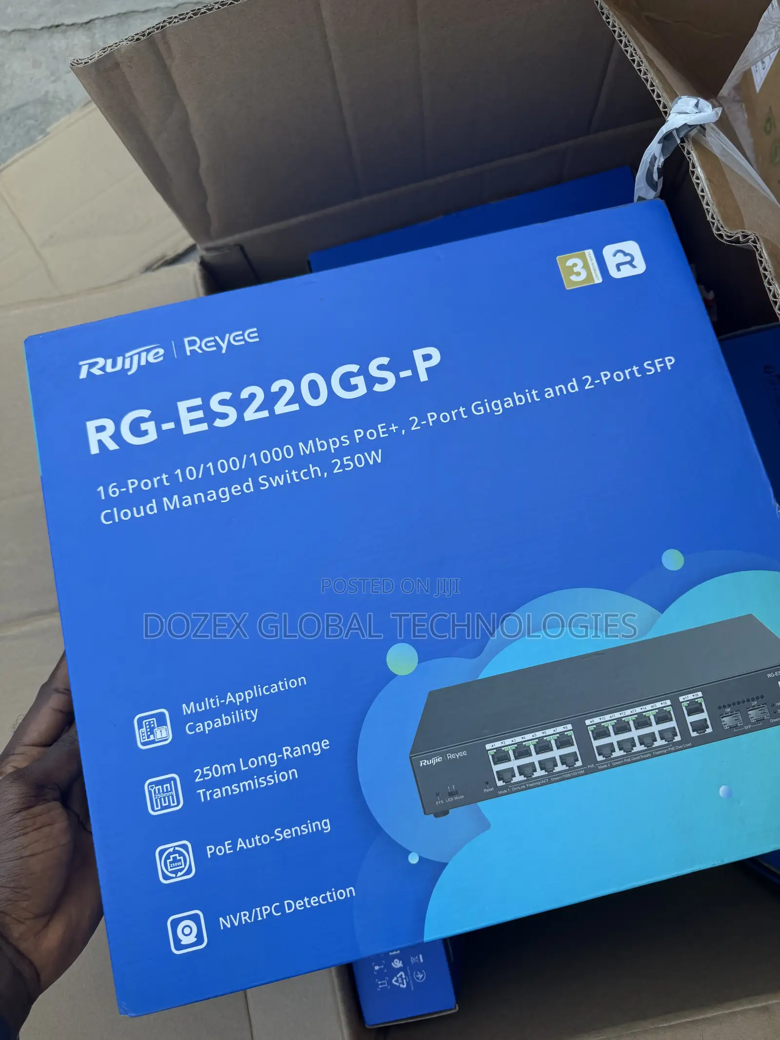 Ruijie  16 Ports Gigabits Ans Poe Managed Switch
