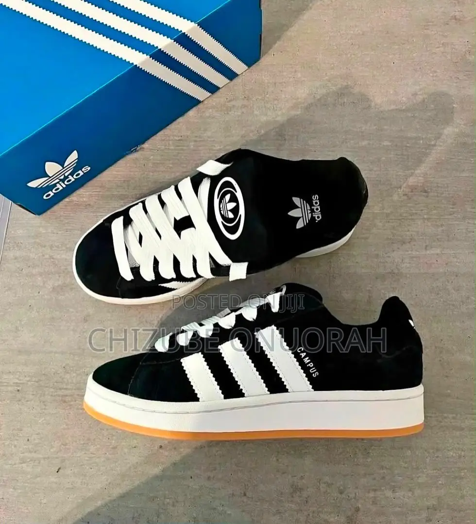 Adidas Campus 00s Black White Gum Sneakers