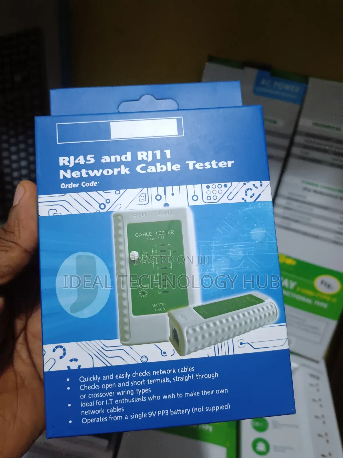 RJ45 and RJ11 Network Cable Tester